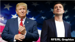 Дональд Трамп и Владимир Зеленский 