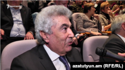 Armenia - Gagik Harutiunian, chairman of the Constitutional Court, speaks to journalists in Yerevan, 11Dec2017.