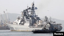 The Russian frigate Marshal Shaposhnikov (file photo)