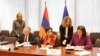 Belgium - Armenian Foreign Minister Edward Nalbandian (L), his Cypriot counterpart Erato Kozakou-Marcoullis (C) and EU Commissioner for Home Affairs Cecilia Malmstrom sign a visa facilitation agreement in Brussels, 17Dec2012. 