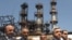 Armenia -- President Serzh Sarkisian inspects the Nairit chemical plant in Yerevan on May 15, 2009, the day after it was hit by two deadly explisions.