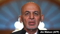 محمداشرف غنی رئیس جمهور افغانستان در واشنگتن