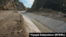 Жаңы бүтүп, ишке берилген Иринжит каналы. 