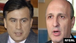 Михаил Саакашвили и Вано Мерабишвили (архивное фото)