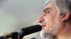 Abdullah Abdullah speaks to supporters during a meeting in Kabul on August 21.