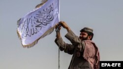 Кандаһарда Талибан байрагы