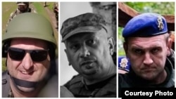 Бійці-митці з Дніпра: Тимофій Хом’як, Ігор Кирильчатенко, Андрій Карпенко (зліва направо)