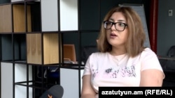 Armenia - Journalist Nare Gevorgian speaks to RFE/RL, June 13, 2022.