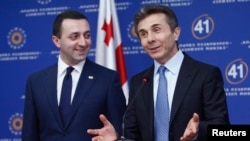 Ираклий Гарибашвили и Бидзина Иванишвили, 2013 год