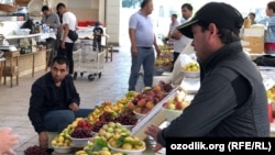 Рынок в Ташкенте.