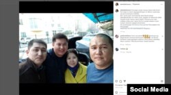 Иманов бул сүрөткө: "Дос, тууган-урук, кесиптештер жана башка жакын адамдарыбызды күн сайын эстеп, алардын ал абалынан кабар алуудан өткөн жакшы нерсе барбы?" деген жазуу калтырган.