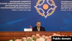 Секретарь Совета безопасности Армении Армен Григорян, Ереван, 17 июня 2022 г.