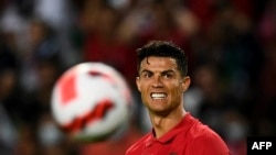 کریستیانو رونالدو، ستارۀ پرتگالی تیم فوتبال منجستر یونایتد