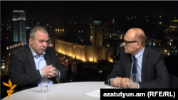 Грант Багратян в студии Азатутюн ТВ, 5 апреля 2015 г.