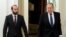 Russia - Russian Foreign Minister Sergei Lavrov and Armenian Foreign Minister Ararat Mirzoyan enter a hall during a meeting in Moscow, April 8, 2022. 