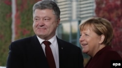 Петро Порошенко і Ангела Меркель, фото архівне