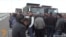 Armenia - Farmers in Ararat province block a highway to demand payment for grapes purchased from them, 31Mar2016.