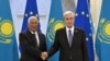 Еуропа кеңесінің президенті Антониу Кошта мен Қазақстан президенті Қасым-Жомарт Тоқаев. Астана, 4 желтоқсан, 2025 жыл. 