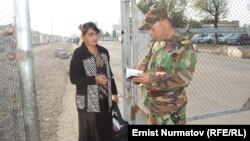 Проверка паспорта на границе Узбекистана. Иллюстрационное фото. 