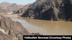 بند آب بخش آباد در ولایت فراه 