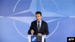 Керівник НАТО Андерс Фоґ Расмуссен, Брюссель, 1 квітня 2014 року