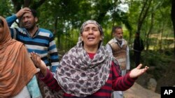 Жыхары Кашміру пасьля атакі