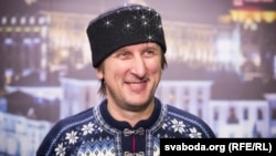 Алесь Пушкін у менскай студыі Радыё Свабода. 2016 