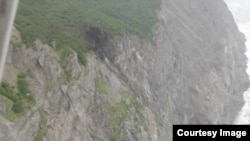 Камчатка. Ан-26 учагы кулаган жээктин көрүнүшү. 6-июль, 2021-жыл. 