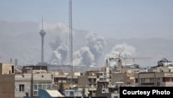  Тегерандын чабуулдан кийинки көрүнүшү. 23-июнь, 2025-жыл. 
