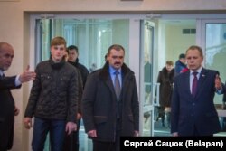 Мікалай і Віктар Лукашэнкі