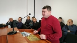 Айболат Букенов в суде. Уральск, 28 ноября 2019 года.