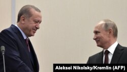 Պուտինն ու Էրդողանը Սոչիում, նոյեմբեր, 2017թ.