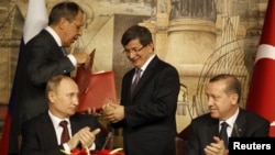 Վլադիմիր Պուտինը և Ռեջեփ Էրդողանը հանդիպում են Ստամբուլում, արխիվ 