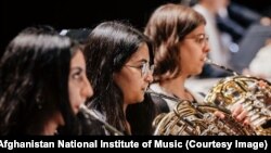 اعضای انستیتیوت ملی موسیقی افغانستان (عکس آرشیف)