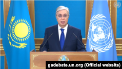 Казакстандын президенти Касым-Жомарт Токаев.