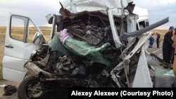 Фотография с места события сделана главным редактором журнала "За рулем" (Казахстан) Алексеем Алексеевым. 
