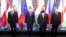 Լեհաստանի, Հունգարիայի, Չեխիայի և Սլովակիայի կառավարությունների ղեկավարները մասնակցում են բանակցությունների՝ Լյուբլին քաղաքում, 11-ը սեպտեմբերի, 2020թ.