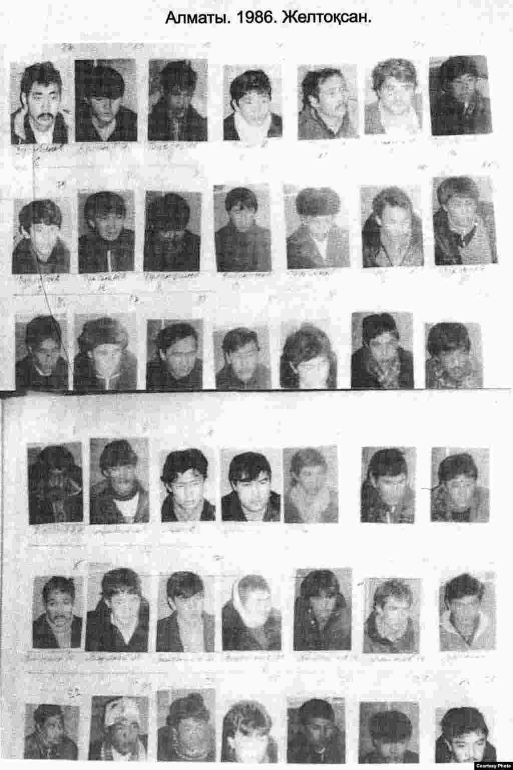 Задержанные демонстранты были подвергнуты допросам, избиениям, многие были исключены с учебы в высших учебных заведениях, уволены с работы и подвергнуты судебному преследованию. Фотграфии задержанных демонстрантов, сделанные в милиции.&nbsp;