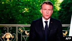 Ֆրանսիայի նախագահը ուղերձով դիմում է ժողովրդին, 9-ը հունիսի, 2024թ. 