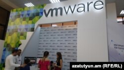 Armenia -- The Armenian branch of the U.S. software firm VMware takes part in the annual Digitec Expo in Yerevan, October 6, 2018.