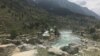 Pakistan -- The river Swat in Kalam.