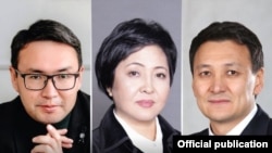 Элдар Абакиров, Клара Сооронкулова жана Аймен Касенов.