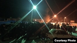 Сарытеректегі наразылық. 19 ақпан 2020 жыл. Оқырман жіберген сурет.