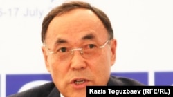 Канат Саудабаев, председатель ОБСЕ, министр иностранных дел Казахстана. Курорт "Ак-булак", Алматинская область, 17 июля 2010 года.