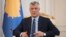 Kosovo President Hashim Thaci called the proposal "a normal step of a sovereign and independent state." (file photo)