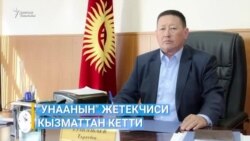 Тендер чыры: "Унаанын" жетекчиси кызматтан кетти