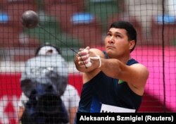 Ýekedaban zyňmak boýunça Mergen Mämmedow 31 türgeniň arasyndan 30-njy boldy.