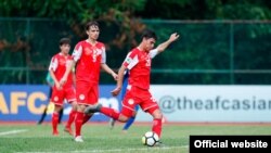 Дастаи Тоҷикистон ҳангоми бозӣ