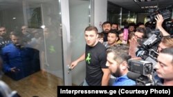 Грузинские дзюдоисты в здании ФДГ