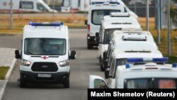  Мәскәүдә ашыгыч ярдәм машиналарыннан чират 